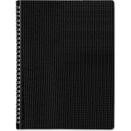 REDIFORM OFFICE PRODUCTS Blueline¬Æ Poly Cvr Notebook, 8-1/2" x 11", Black Cover, 80 Sheets/Pad, 1 Pad/Pack B4181